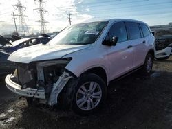 Salvage cars for sale at Elgin, IL auction: 2018 Honda Pilot LX