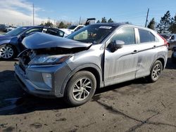 Salvage cars for sale at Denver, CO auction: 2020 Mitsubishi Eclipse Cross ES