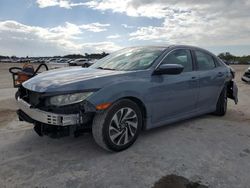 Salvage cars for sale at West Palm Beach, FL auction: 2018 Honda Civic LX