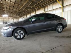 Salvage cars for sale at auction: 2015 Honda Civic LX