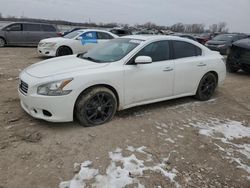 Salvage cars for sale at Kansas City, KS auction: 2014 Nissan Maxima S