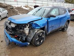 Salvage cars for sale at Davison, MI auction: 2018 Jeep Compass Trailhawk