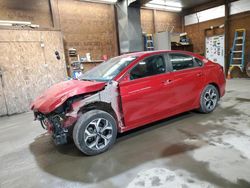 Salvage cars for sale at Ebensburg, PA auction: 2021 KIA Forte FE