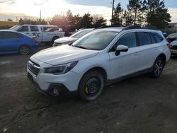 Salvage cars for sale at auction: 2019 Subaru Outback 2.5I Limited