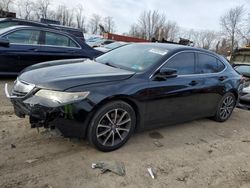 Salvage cars for sale at Baltimore, MD auction: 2015 Acura TLX Tech