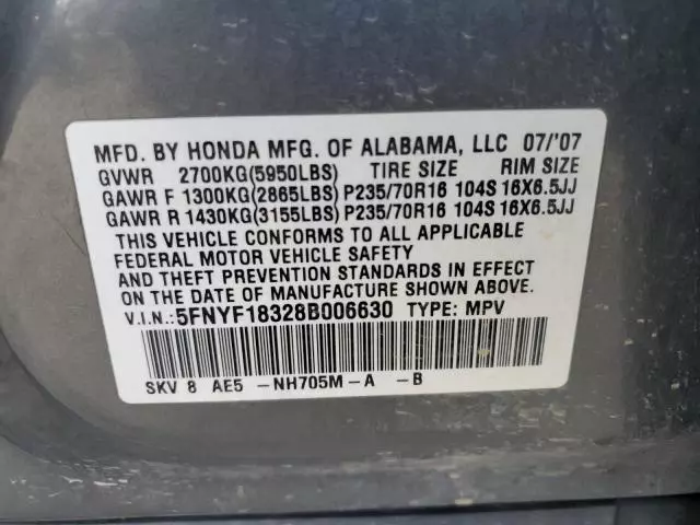 2008 Honda Pilot SE