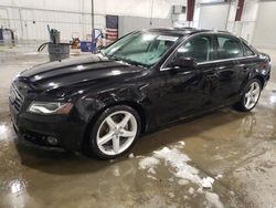 Salvage cars for sale from Copart Avon, MN: 2011 Audi A4 Premium Plus