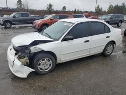 Salvage cars for sale at Gaston, SC auction: 2001 Honda Civic LX