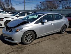 Honda salvage cars for sale: 2013 Honda Civic LX