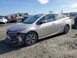 Salvage cars for sale at Eugene, OR auction: 2017 Toyota Prius Prime