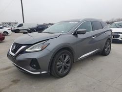 Salvage cars for sale at Grand Prairie, TX auction: 2020 Nissan Murano Platinum