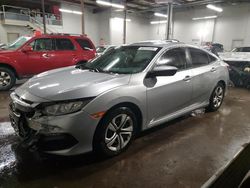 Salvage cars for sale at New Britain, CT auction: 2016 Honda Civic LX