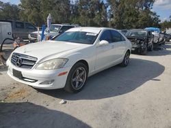 Salvage cars for sale at Ocala, FL auction: 2007 Mercedes-Benz S 550 4matic