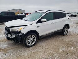 Salvage cars for sale at Amarillo, TX auction: 2018 Ford Escape SE