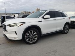 Salvage cars for sale at New Orleans, LA auction: 2019 Infiniti QX50 Essential