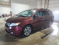 Salvage cars for sale at York Haven, PA auction: 2014 Honda Odyssey Touring