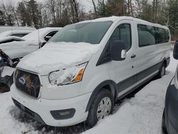 Salvage cars for sale at North Billerica, MA auction: 2021 Ford Transit T-350