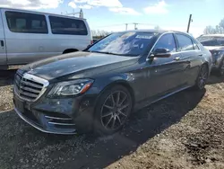 Salvage cars for sale at Hillsborough, NJ auction: 2018 Mercedes-Benz S 560 4matic