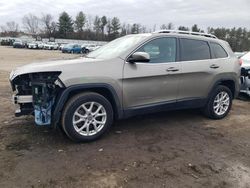 Salvage cars for sale at Finksburg, MD auction: 2016 Jeep Cherokee Latitude