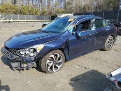 Honda Accord ex salvage cars for sale: 2016 Honda Accord EX