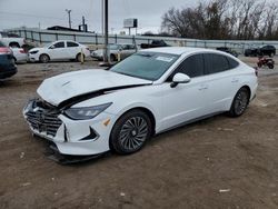 Salvage cars for sale at Oklahoma City, OK auction: 2023 Hyundai Sonata Hybrid