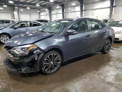 Toyota Corolla l salvage cars for sale: 2015 Toyota Corolla L