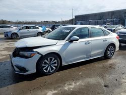 Salvage cars for sale from Copart Fredericksburg, VA: 2022 Honda Civic LX