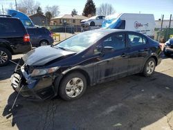 Salvage cars for sale at Denver, CO auction: 2014 Honda Civic LX