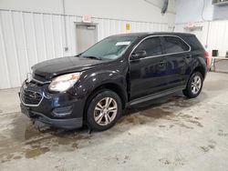 Salvage cars for sale at Lumberton, NC auction: 2017 Chevrolet Equinox LS