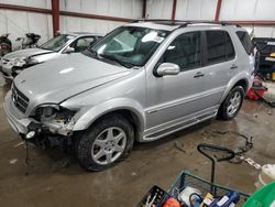 Mercedes-Benz Vehiculos salvage en venta: 2005 Mercedes-Benz ML 500