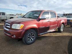 Toyota Tundra Double cab sr5 salvage cars for sale: 2005 Toyota Tundra Double Cab SR5