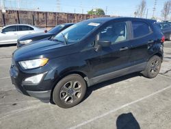 Salvage cars for sale at Wilmington, CA auction: 2018 Ford Ecosport S