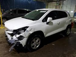 Salvage cars for sale at Woodhaven, MI auction: 2021 Chevrolet Trax LS