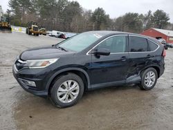 Salvage cars for sale at Mendon, MA auction: 2015 Honda CR-V EX