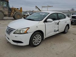 Salvage cars for sale at Kansas City, KS auction: 2015 Nissan Sentra S