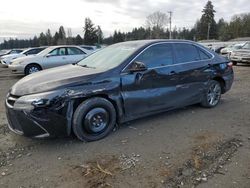 Salvage cars for sale at Graham, WA auction: 2015 Toyota Camry LE