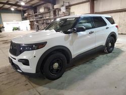 Salvage cars for sale at Eldridge, IA auction: 2020 Ford Explorer Police Interceptor