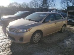 Salvage cars for sale at North Billerica, MA auction: 2013 Toyota Corolla Base