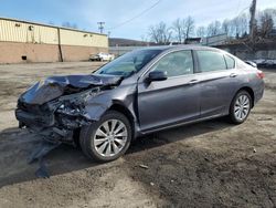 Salvage cars for sale at Marlboro, NY auction: 2014 Honda Accord EXL