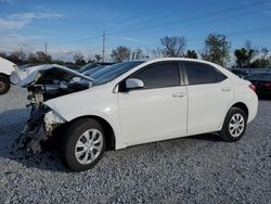 2015 Toyota Corolla L en venta en Riverview, FL