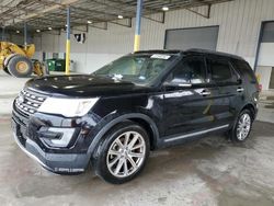 Salvage cars for sale at Corpus Christi, TX auction: 2017 Ford Explorer Limited