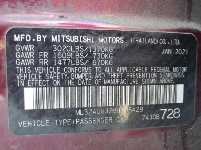 2021 Mitsubishi Mirage ES