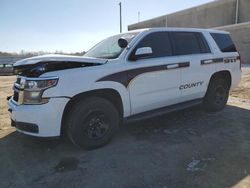 Salvage cars for sale at Fredericksburg, VA auction: 2018 Chevrolet Tahoe Police