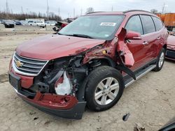 Salvage cars for sale at Bridgeton, MO auction: 2013 Chevrolet Traverse LT