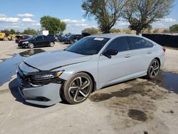 Salvage cars for sale at Orlando, FL auction: 2022 Honda Accord Sport