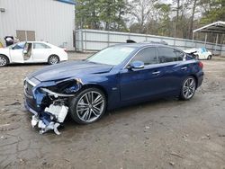 Salvage cars for sale at Austell, GA auction: 2017 Infiniti Q50 Premium