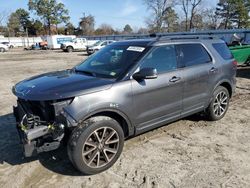 Salvage cars for sale at Hampton, VA auction: 2015 Ford Explorer XLT