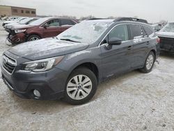 Salvage cars for sale at Kansas City, KS auction: 2019 Subaru Outback 2.5I Premium