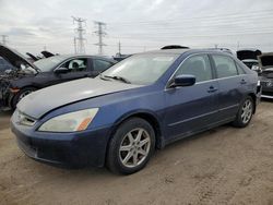 Salvage cars for sale at Elgin, IL auction: 2004 Honda Accord EX