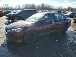 Salvage cars for sale at Chalfont, PA auction: 2015 Honda Accord LX